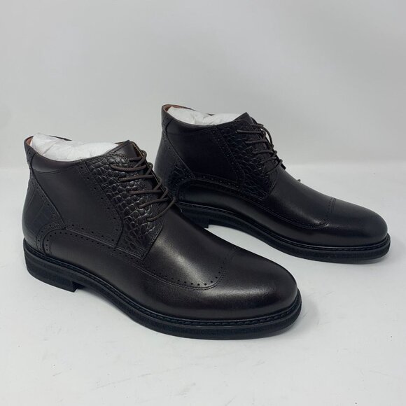 Vintage Foundry Co. Alexander VF1582 Ankle Boots Men's 9 Black Leather‎ S0678